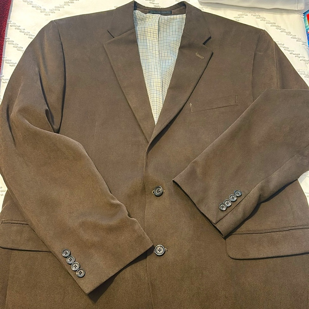 Lauren by Ralph Lauren Men’s Brown Blazer 48L